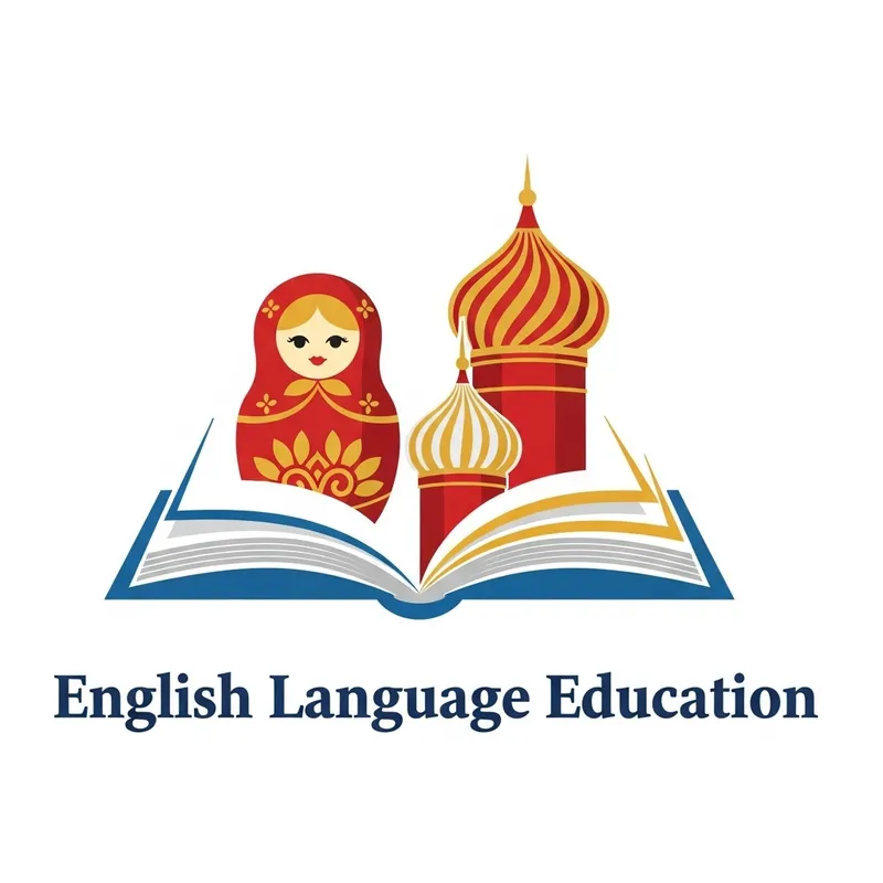 Unique English Language Tutor Logo Design