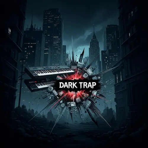 Edgy Dark Trap Music Visuals and Themes