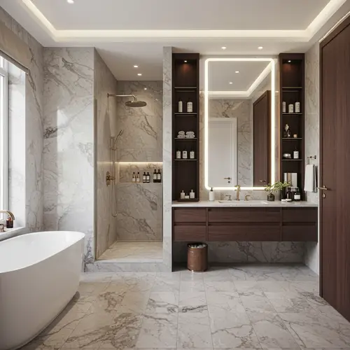Modern Ensuite Bathroom Interior Design Ideas