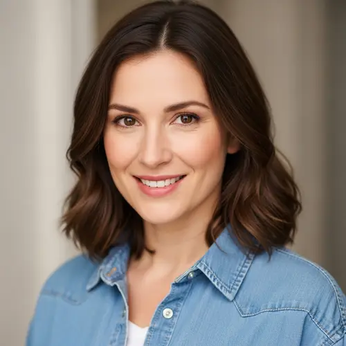 Caucasian Woman in Mid-30s with Friendly Smile | Casual Attire