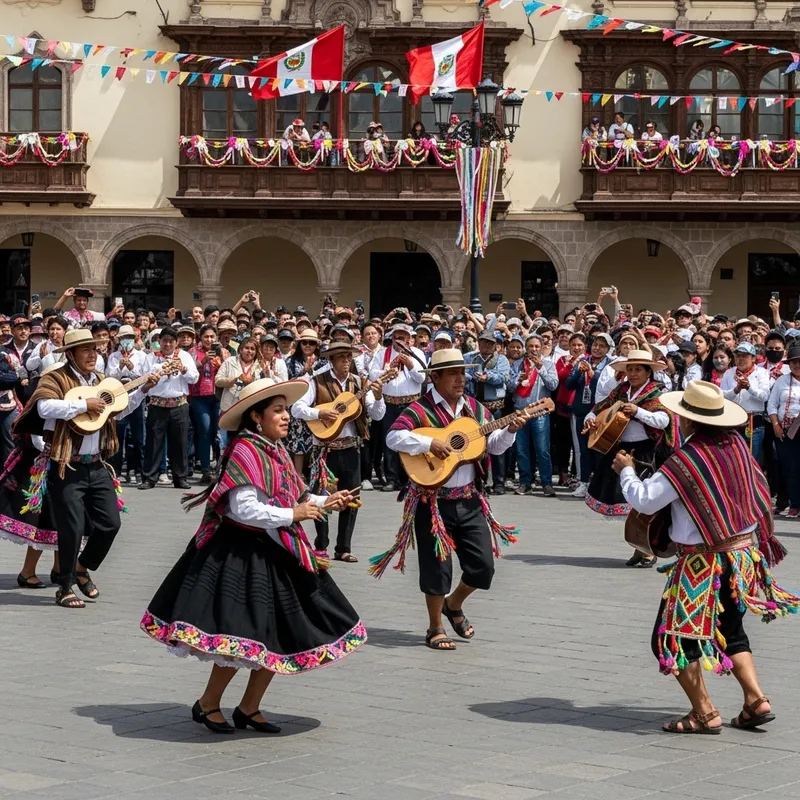Peruvian Independence Celebration: Folklore Performance Peruvian Independence Celebration: Folklore Performance