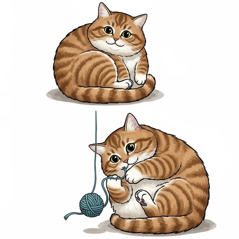 Cute Fat Cat: Adorable & Playful Companions