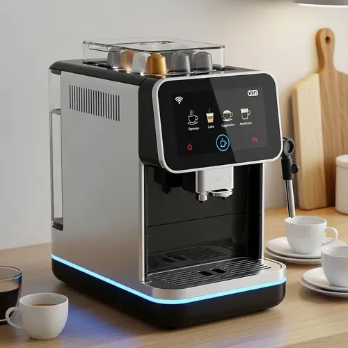 Automated Coffee Machine for Middle Class | High-Tech Capsule Brewer