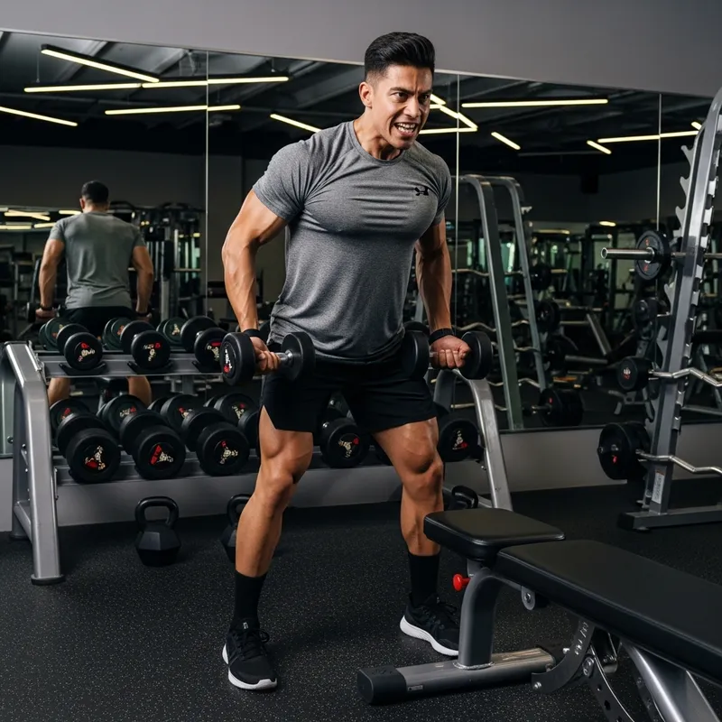 Hispanic Physically Fit - Good Physique at Gym