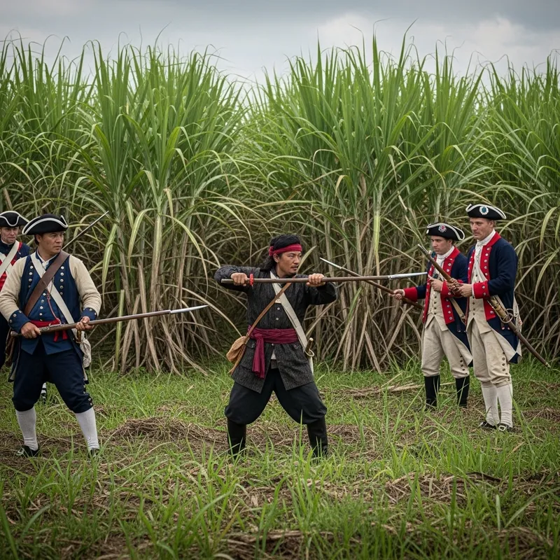 Battle of Juan Araneta against the Spaniards in Sugarcane Field