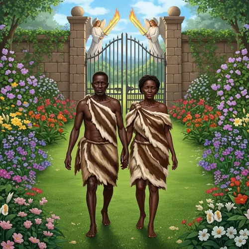 Nigerian Adam and Eve: A Garden of Longing