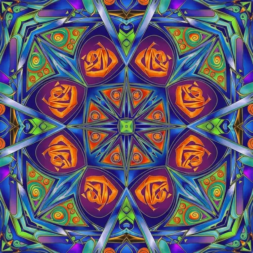 Stylish Geometric Shirt Pattern Design