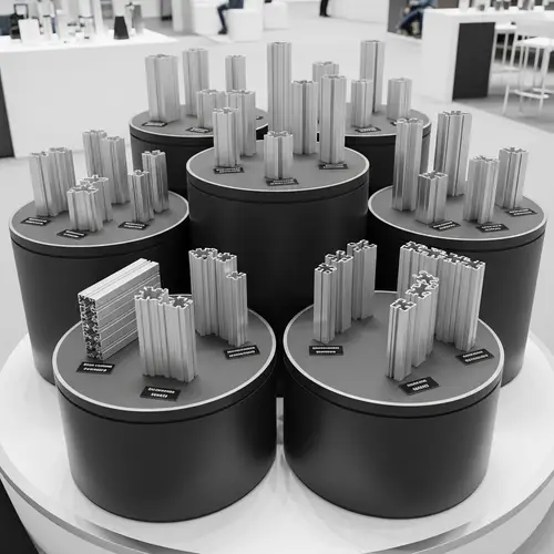 Professional Aluminum Extrusion Samples Display Stand