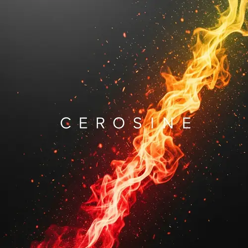 Cerosine - Abstract Music Track Cover Design