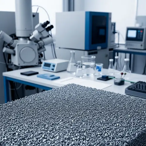 Piezoelectric Lead Titanate-Zirconate Element in Lab Setting