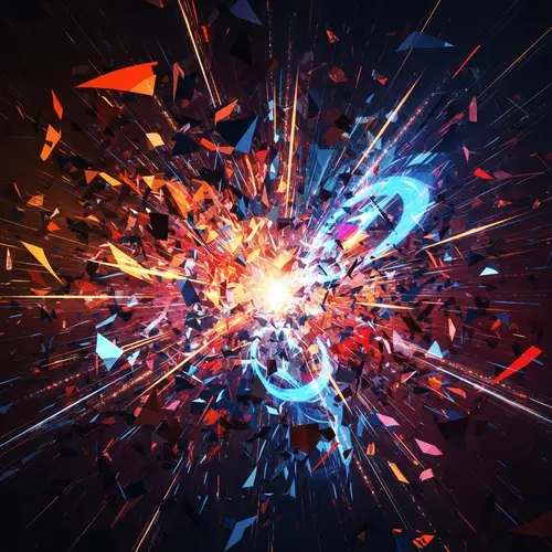 Intense Energy Visualization with Bold Colors