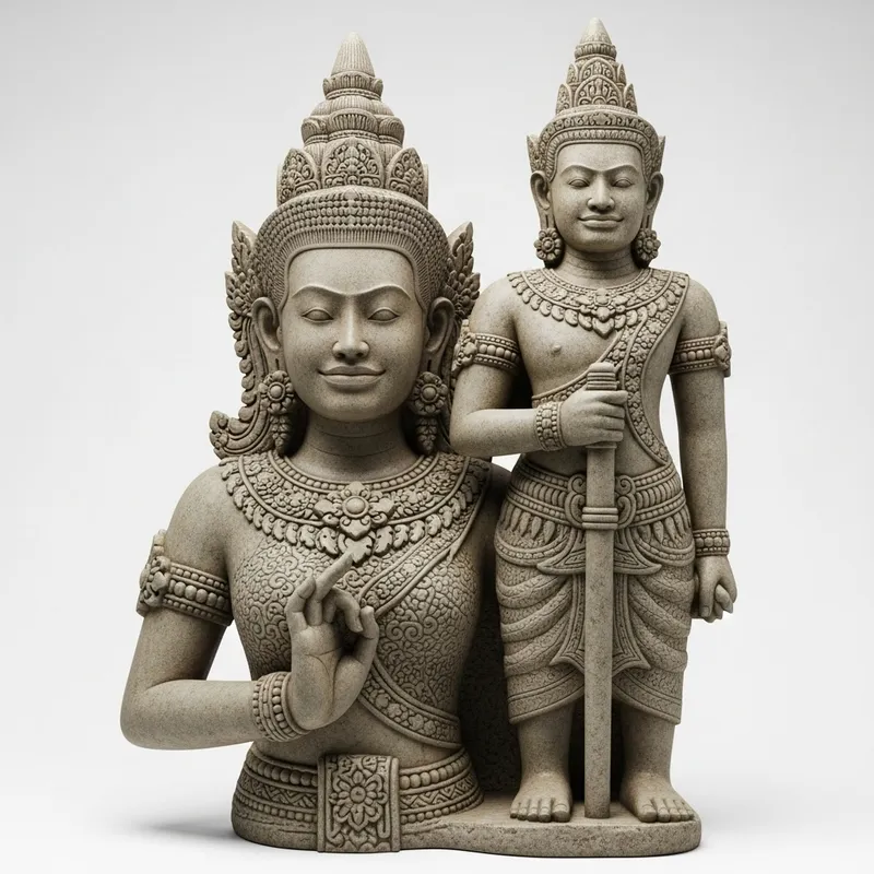 Daragang Magayon and Panganoron Statue - Southeast Asian Mythology Daragang Magayon and Panganoron Statue - Southeast Asian Mythology