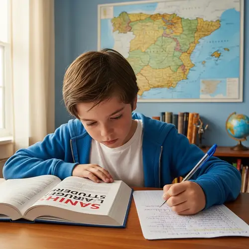 American Boy Studying Spanish | Language Learning Journey