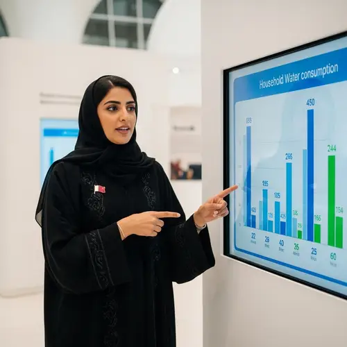 Qatari Woman's Water Consumption Advice | Sustainable Tips