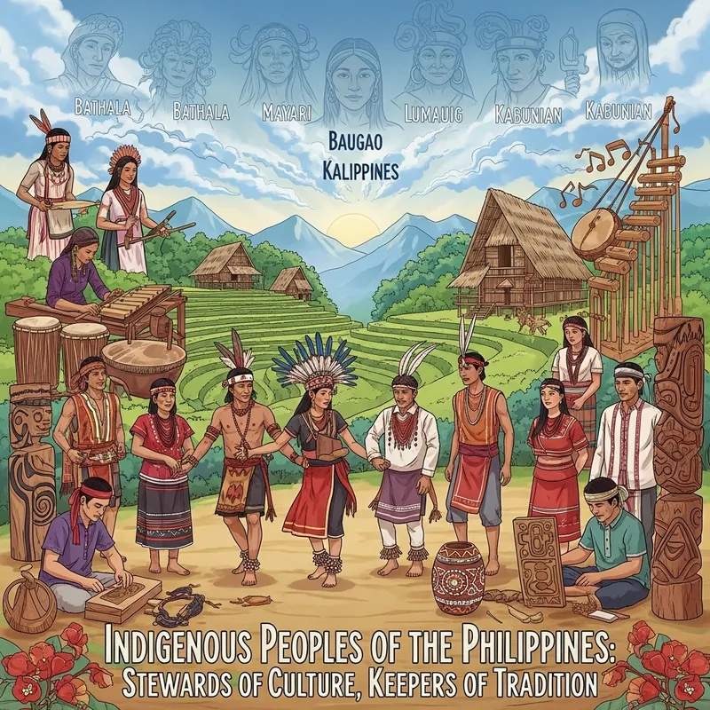 Indigenous Peoples of the Philippines: Deities in Community Culture Poster