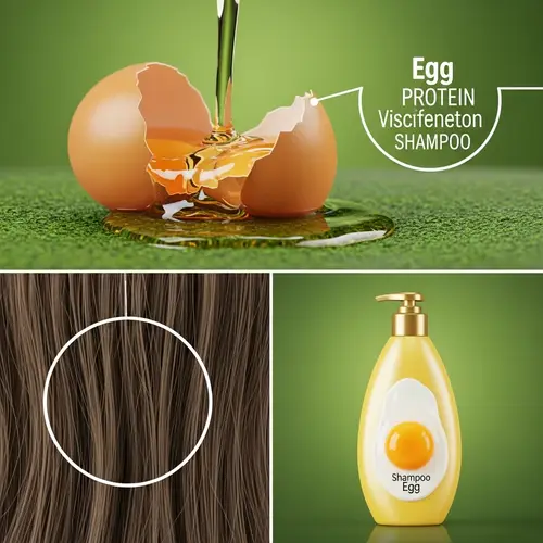 Protein-Rich Egg Shampoo for Thick, Smooth Hair | Natural Ingredients