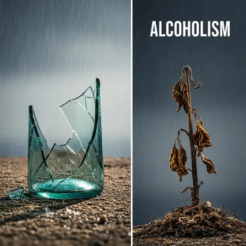Symbolic Depiction of Alcoholism's Impact | In-depth Insights