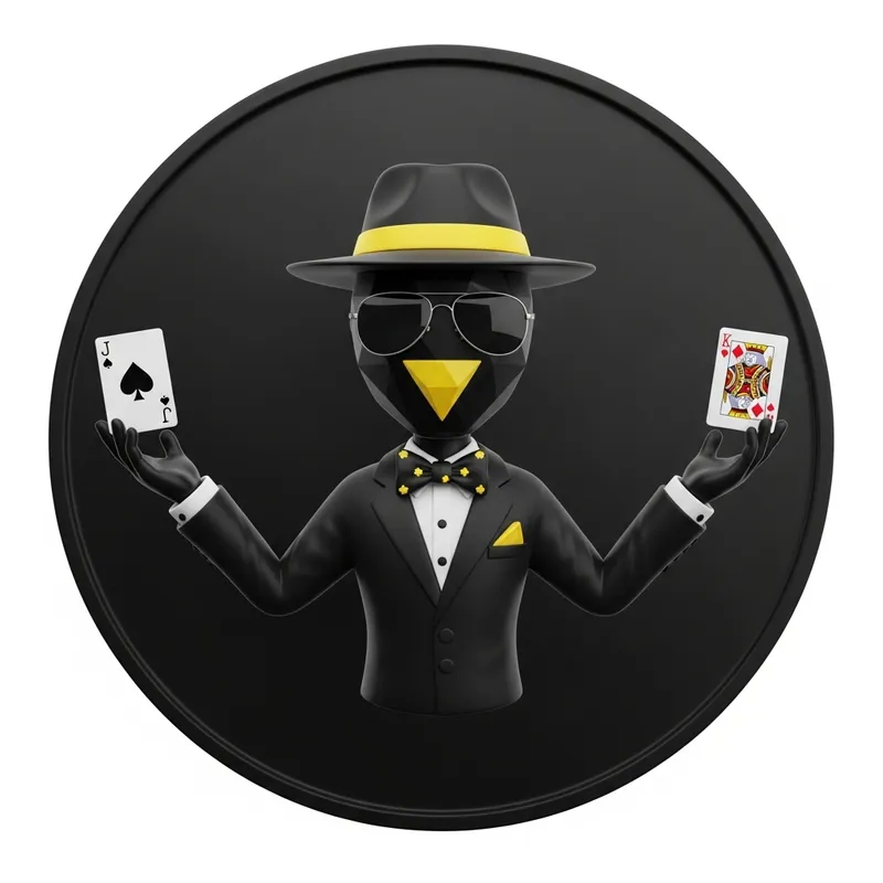 Modern 3D Avatar Model in Black Tuxedo Suit for Social Media