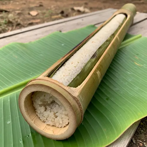 Traditional Lemang Recipe for Festivities | Southeast Asian Cuisine