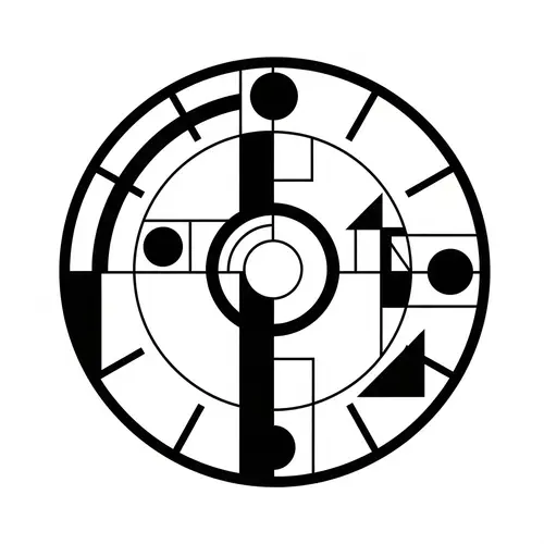 Russian Constructivism Inspired Watch Dial Logo Design