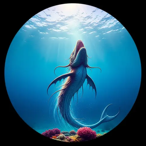 Majestic Creature Journey from Oceanic Abyss to Photic Zone