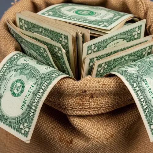 Vintage Bag of Faded Dollars | Mysterious Money Sack