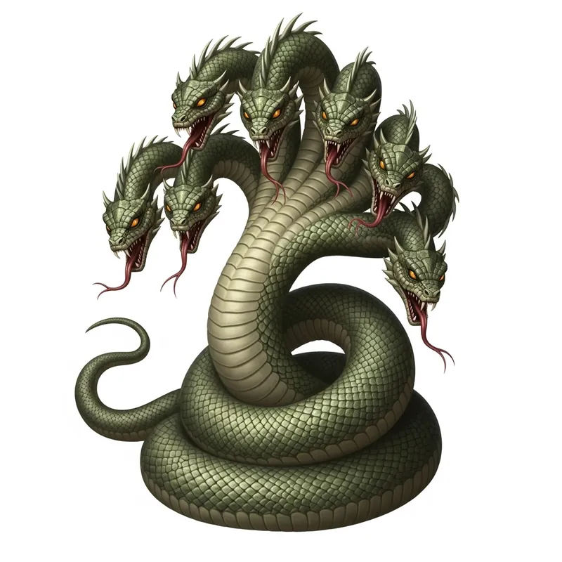 Discover the 7-Headed Mythical Serpent Discover the 7-Headed Mythical Serpent