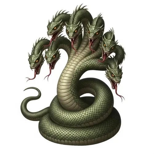 Discover the 7-Headed Mythical Serpent