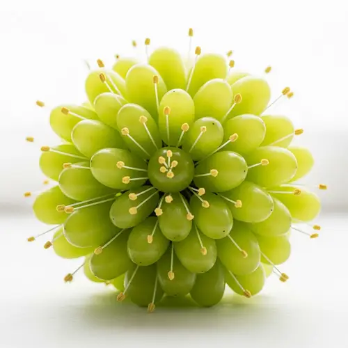 Shine Muscat Grape Flower Art | Unique Crafting Ideas