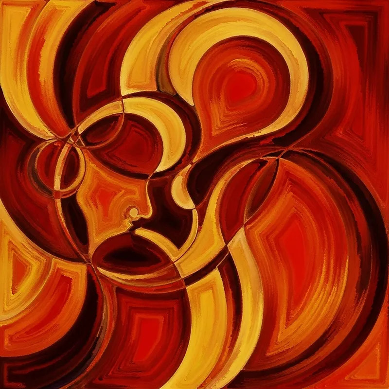 Empathy in Abstract Expressionism Art: Vibrant Colors & Curved Forms