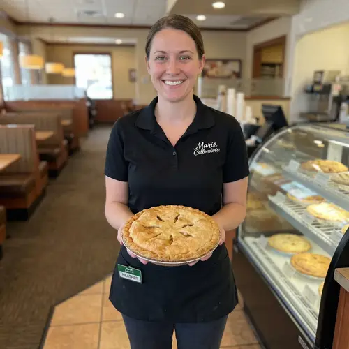 Transforming into a Marie Callender's Worker