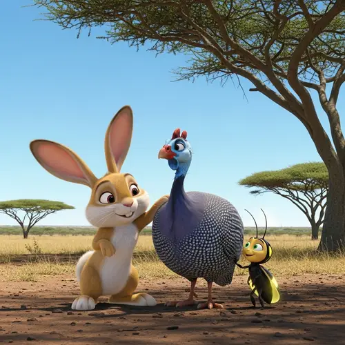 Playful Friends in the South African Savanna