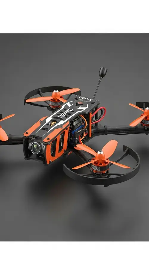 GEPRC Cinelog 35 v2 FPV Drone | Robust Frame, Aerodynamic Design