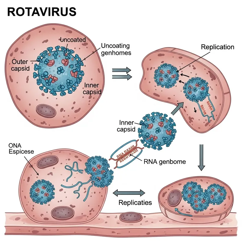 Understanding Rotavirus Replication Mechanism