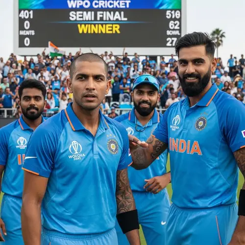 Male Cricket Team Victory Celebration | Semi-Final World Cup Win
