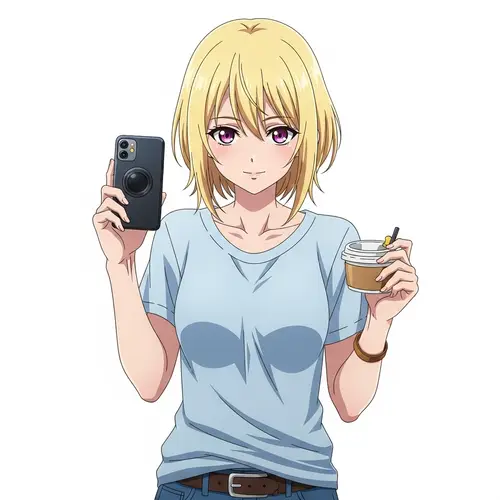 Marin Kitagawa - Anime Character with Blonde Hair and Rose Eyes