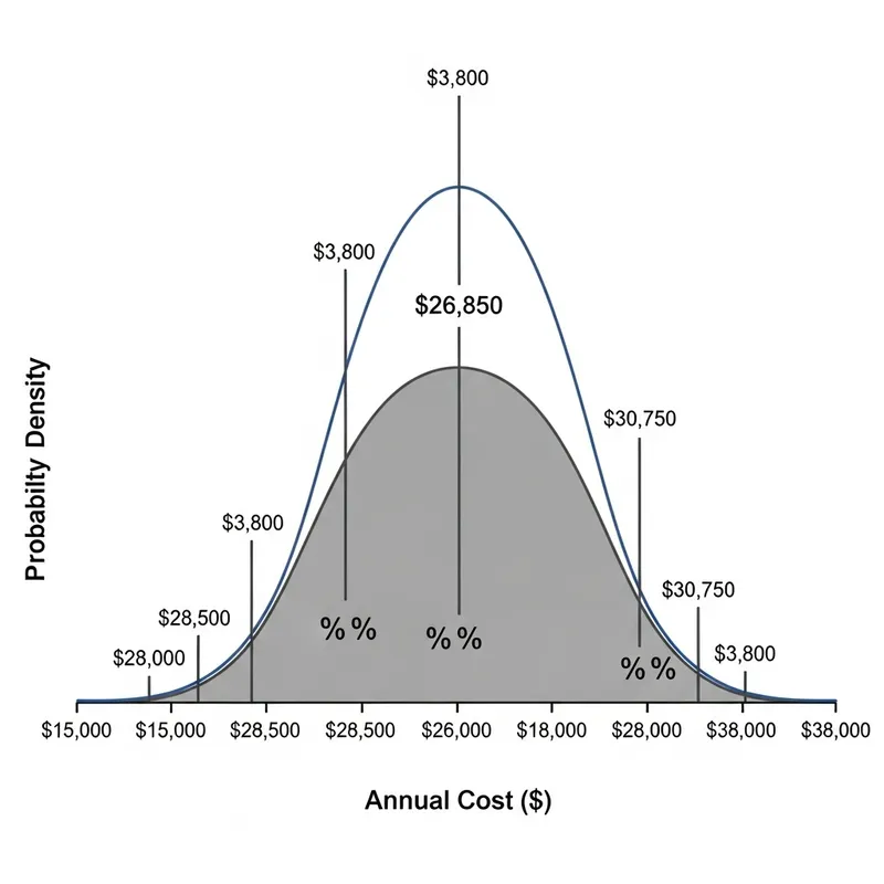 Average Cost of Attending Private Universities in the US: Probability Distribution Analysis