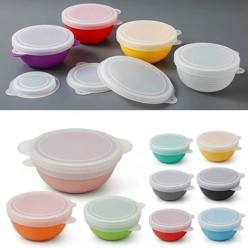 Silicone Tapas Lids | Airtight Sealing & Variety of Colors