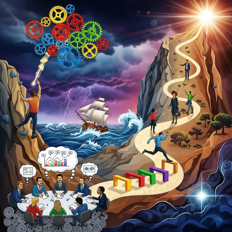 Entrepreneurial Mindset Visualization | Abstract Concept