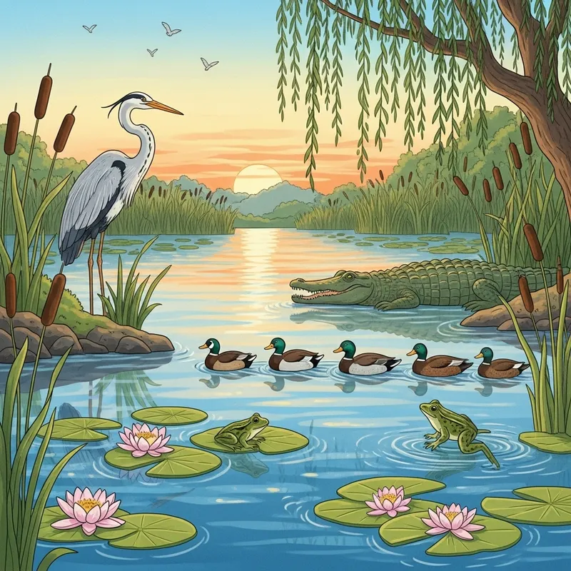 Discover Local Wetland Wildlife in Vibrant Detail Discover Local Wetland Wildlife in Vibrant Detail