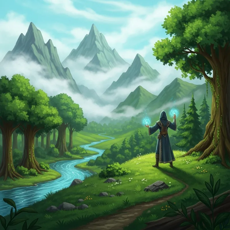 Enchanting Mystical Fantasy World | Genshin Magic