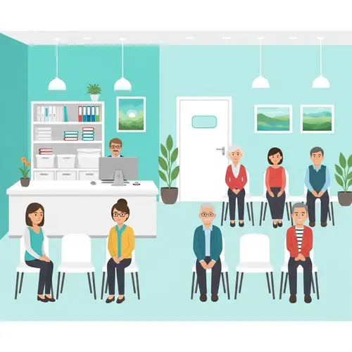 Minimalist Medical Clinic Reception Design