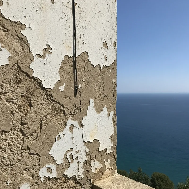 Weathered House Wall By The Sea - Coastal Beauty Weathered House Wall By The Sea - Coastal Beauty