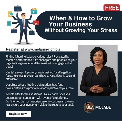 Grow Your Business Without Growing Your Stress - Free Seminar Registration