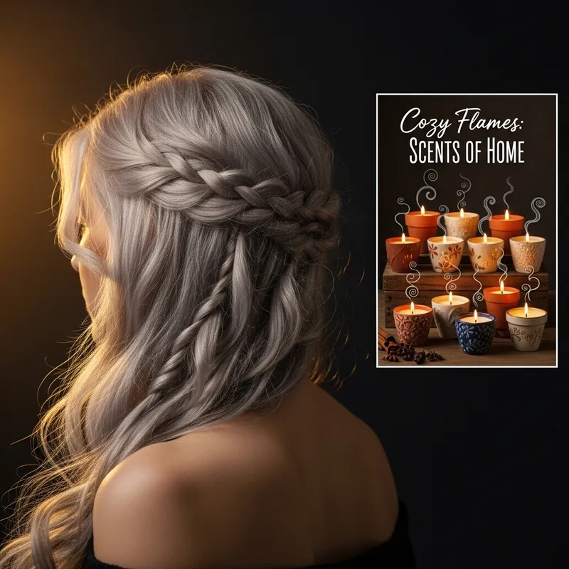 Cinematic Beauty & Cozy Candle Display