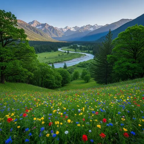 Serpentine River Valley: Vibrant Flora & Fauna in Pristine Nature