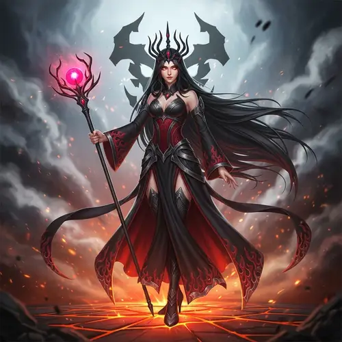 Descendant of the King of Hell - Dark Fantasy Art