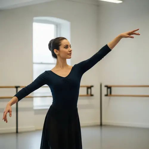 Professional Ballerina Elvira Alikhanova | Dance Studio Practice