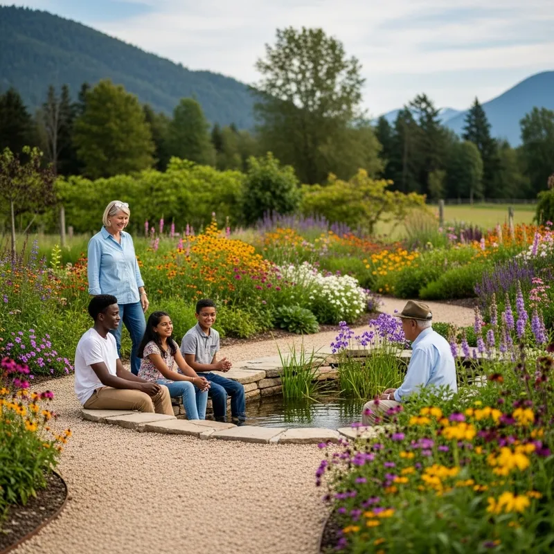 Serene Mountain Countryside Garden | Biopool Oasis