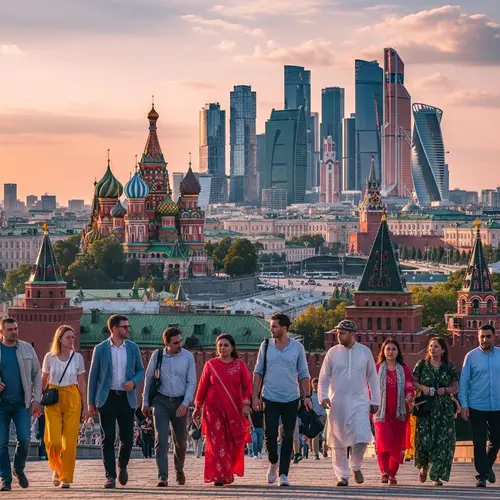 Moscow: Blend of History and Modernity | Cityscape View